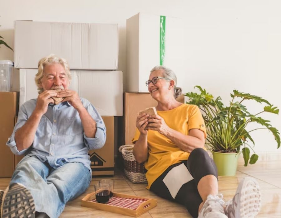 Person focusing clearly